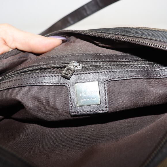 Vintage Fendi Pequin Stripe Crossbody Bag - Picture 9 of 11